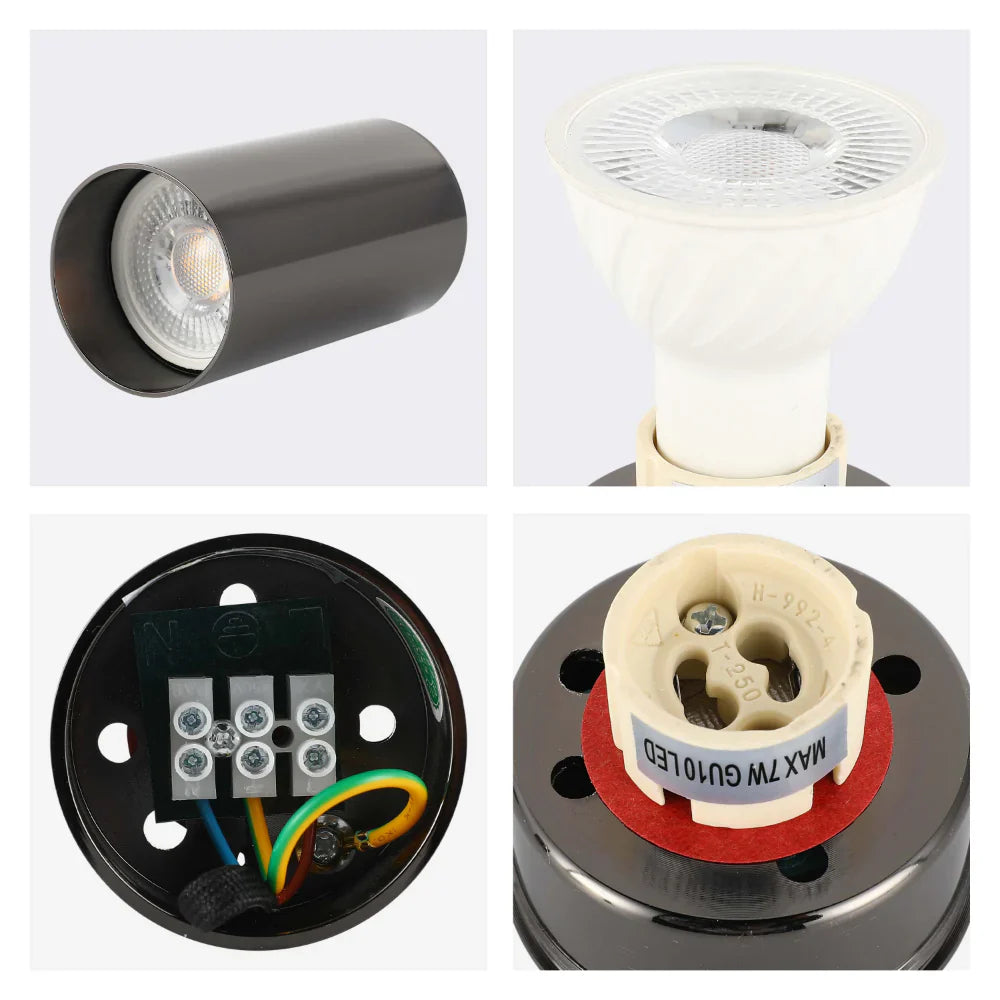 Cylinder GU10 Fixed Downlight Surface Mount