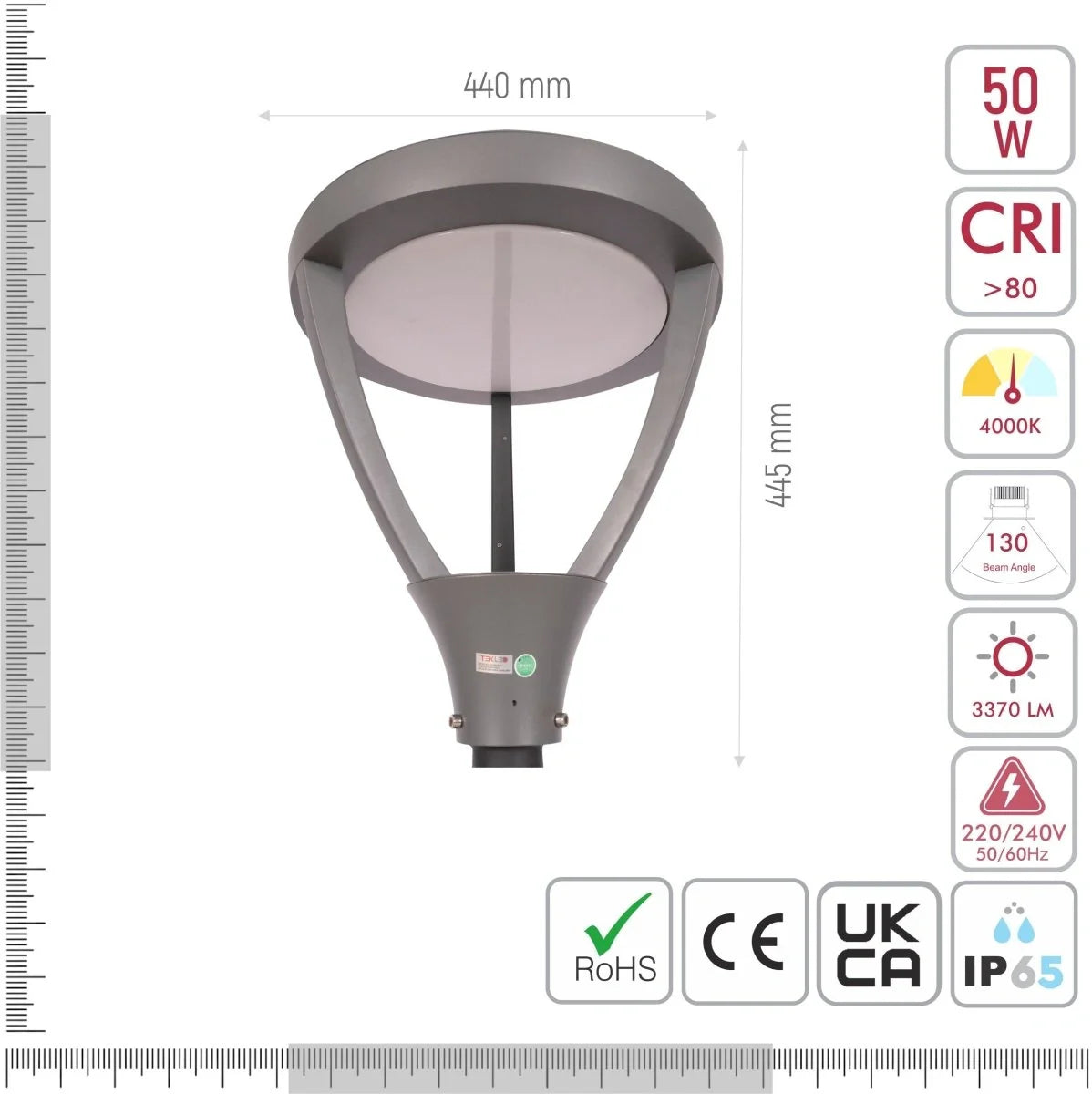 Современный триногий светильник LED, идеальный для освещения открытых пространств в стиле минимализма.