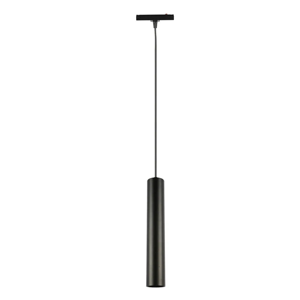 Magnetic Tracklight TEKLED LED Cylinder Magnetic Pendant Track Light 12W 48V Black 4000K(TEKLED)-169-03103--169-03103