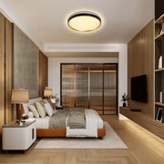 LED Flush Ceiling Light TEKLED LED Flush Ceiling Light Black Gold D500 6000K/4000K/3000K 42Wx2(TEKLED)--165-16007