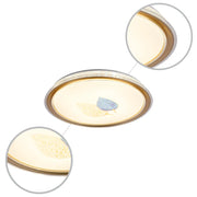 Details of the LED Flush Ceiling Light Gold D500 6000K/4000K/3000K 42Wx2(TEKLED)-165-16036