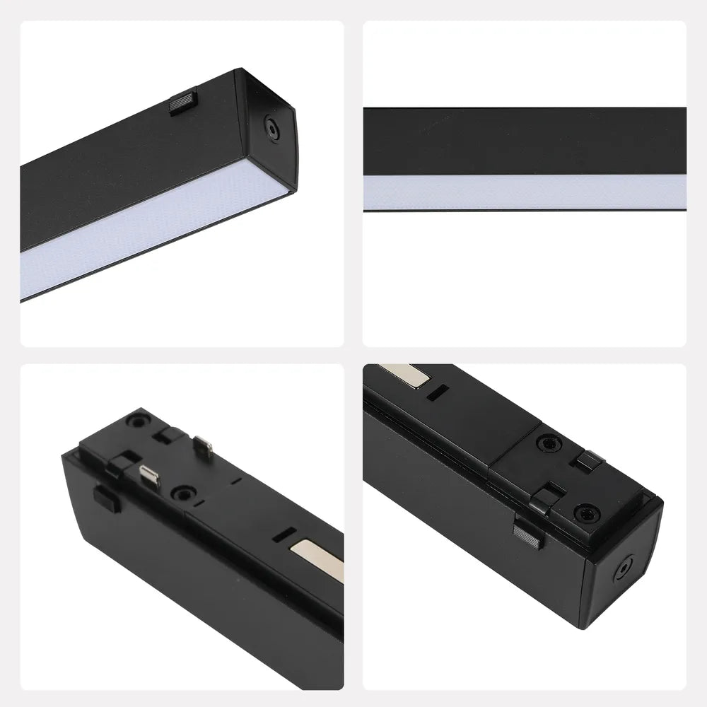 Size and technical specs of the LED Linear Magnetic Track Light 18W 48V Black 4000K(TEKLED)-169-03112-169-03112