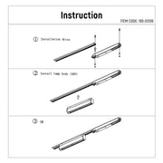 User manual for LED Magnetic Adjustable Track Light 12W 48V Black 4000K(TEKLED)-169-03106-169-03106