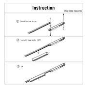 User manual for LED Magnetic Track Light 18W 48V Black 4000K(TEKLED)-169-03110-169-03110