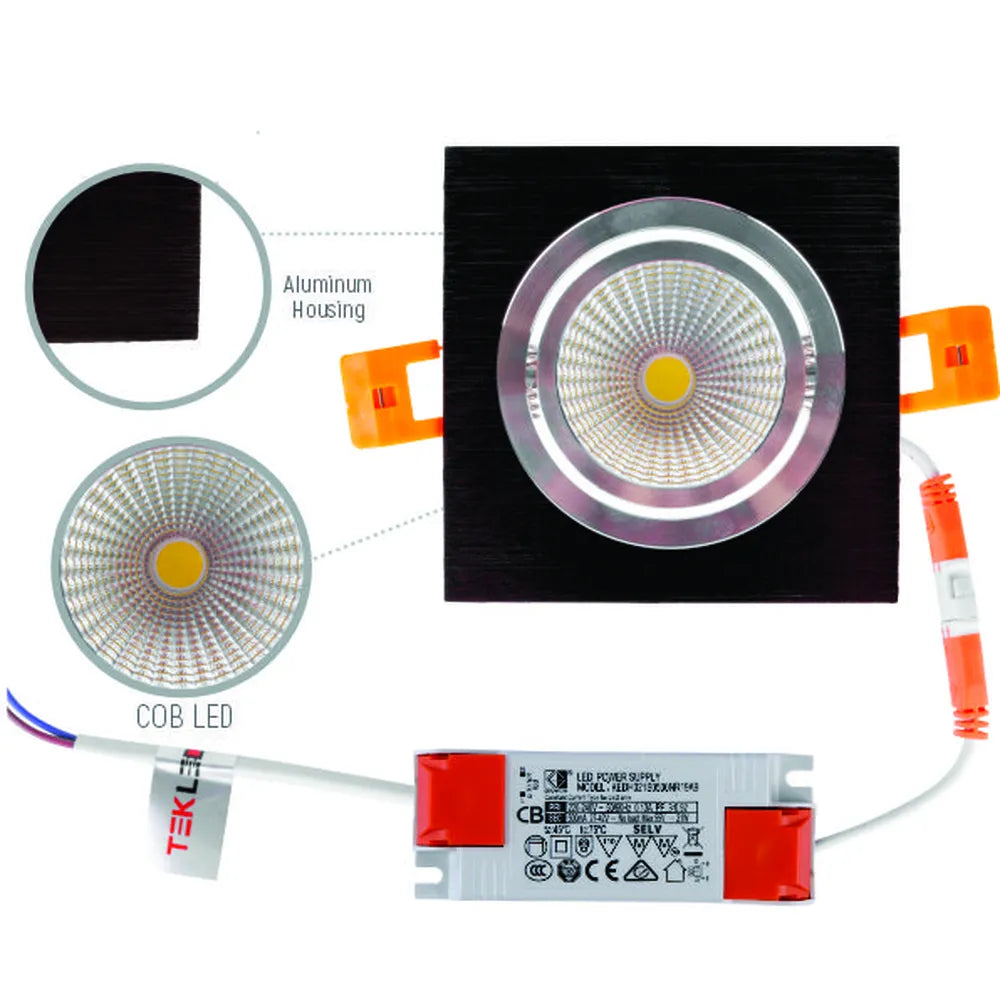 Details of the  LED OC002A 1х5W 4500K BLACK -165-153243-165-153243