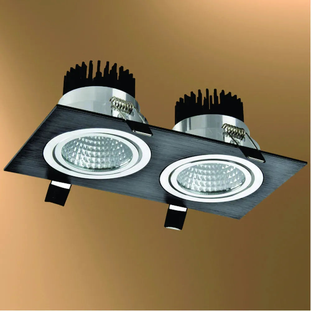 LED Downlight TEKLED LED OC003B 2х5W 4000K BLACK -165-0332792--165-0332792