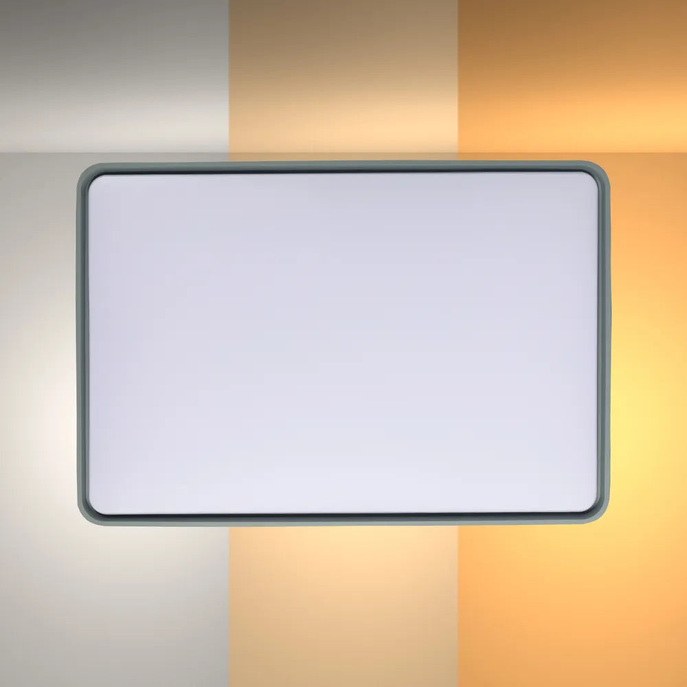 LED Flush Ceiling Light TEKLED LED Square Flush Ceiling Light Blue 1200x600 6000K/4000K/3000K 50Wx2(TEKLED)--165-16037