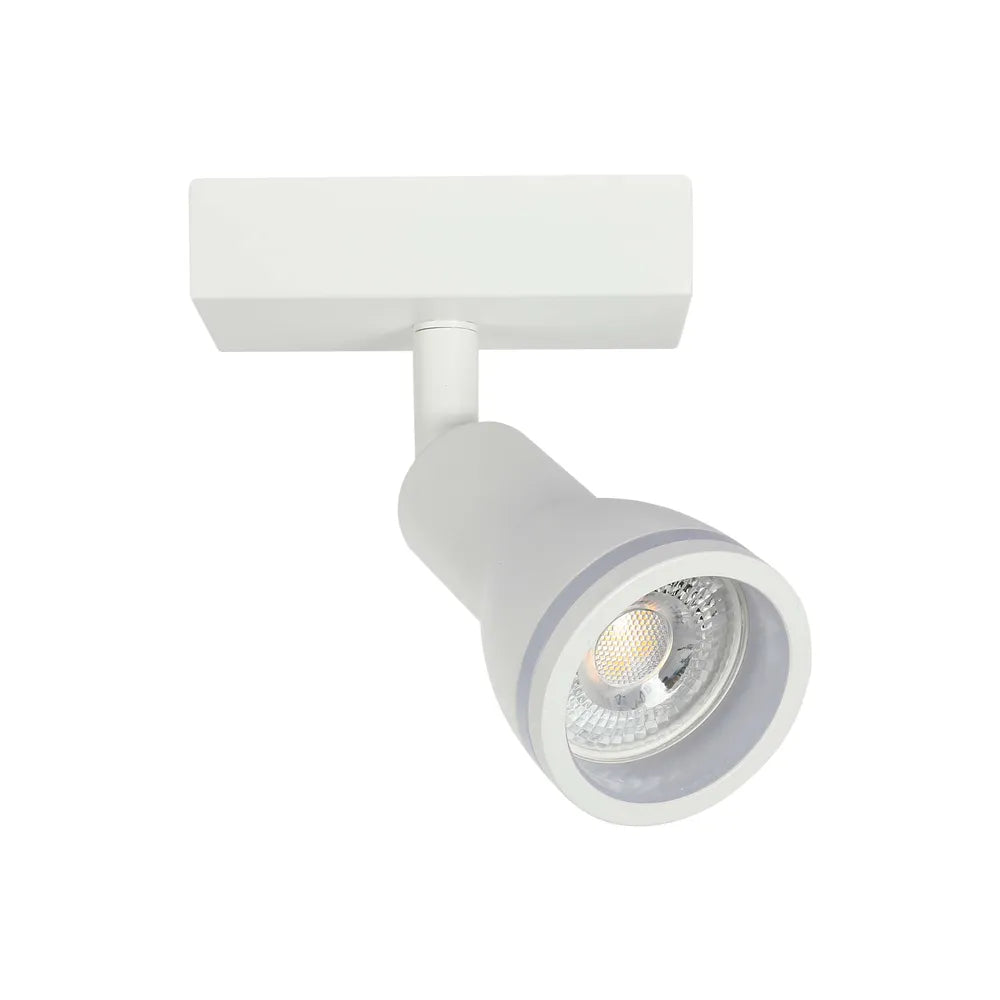 Spotlights TEKLED Luma Cylindro GU10 Spotlight Fixture-White-172-03216