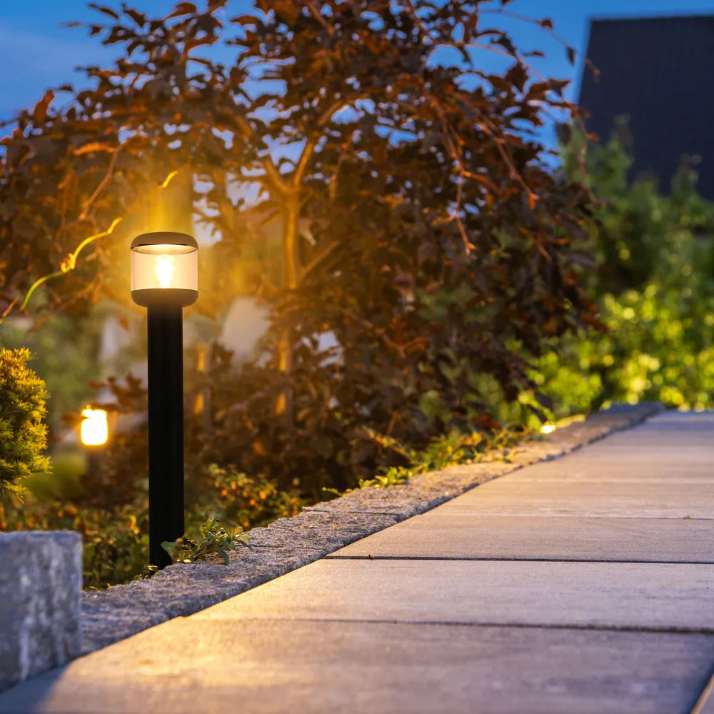 Outdoor Bollard Light TEKLED LunaVista Outdoor Bollard Light Black E27-Default Title-257-03064