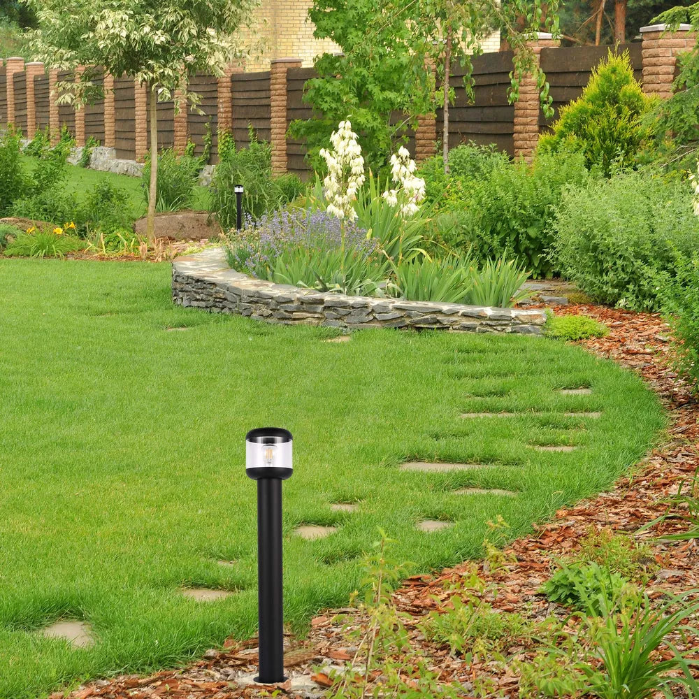 Outdoor Bollard Light TEKLED LunaVista Outdoor Bollard Light Black E27-Default Title-257-03064