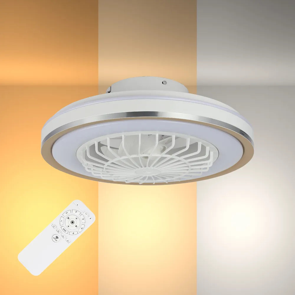 Ceiling Fan LED Light TEKLED Lyustra LED Fan Lamp White 40W D500 (TEKLED)-158-19527--158-19527