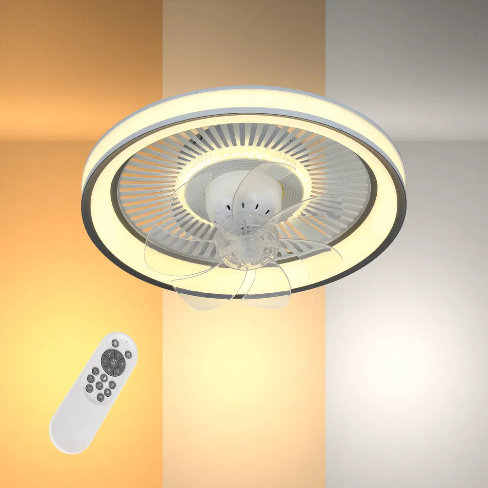 Ceiling Fan LED Light TEKLED Lyustra LED Fan Lamp White 40W D500 (TEKLED)-158-19528--158-19528