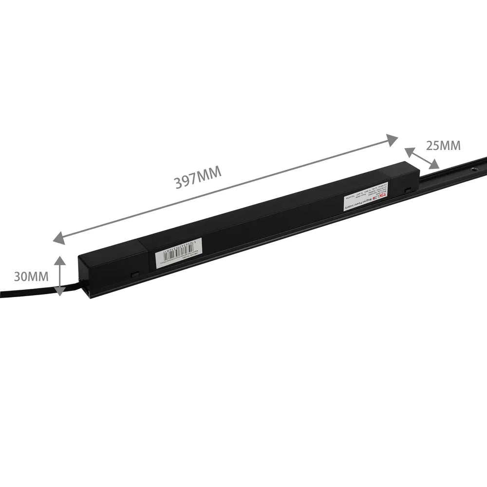 Magnetic Tracklight TEKLED Magnetic Track Light Power Source 200W Black(TEKLED)-169-03954--169-03954