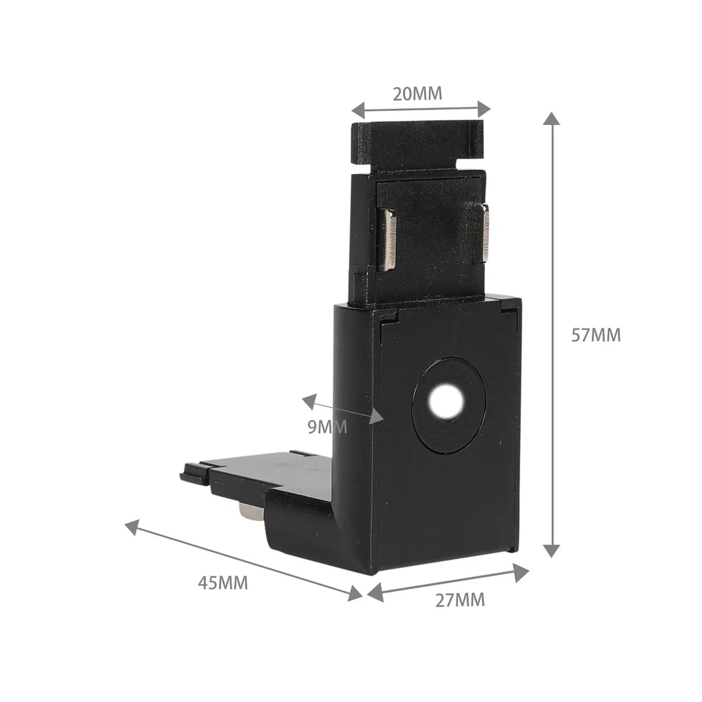 Magnetic Tracklight TEKLED Magnetic Track Light Vertical Black Connector(TEKLED) -169-03716--169-03716