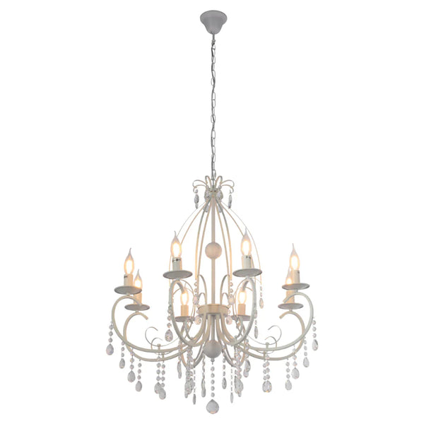 Минималистичная люстра с кристальными бусинами, идеальная для современных гостиных и стильных интерьеров.