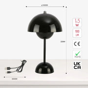 Круглая LED настольная лампа с двойным цветом, идеально подходит для современного офиса или спальни в минималистичном стиле.