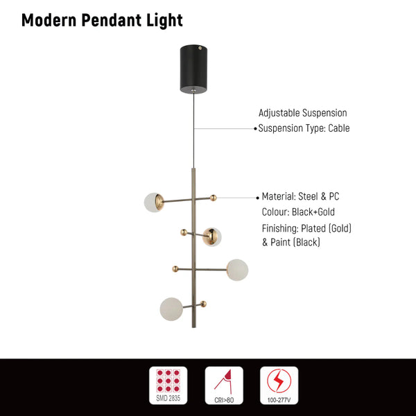 Технический чертеж современного люстры, показывающий размеры и детали установки для стильных интерьеров.