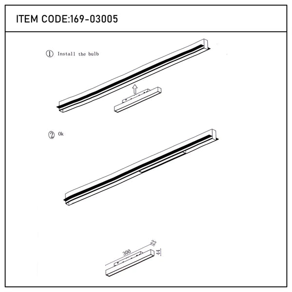 Close shot of the Sv-k LED Magnetic MAG-01 10W 48V 4000K BLACK Track(TEKLED)-169-03005-169-03005