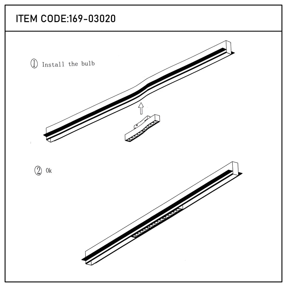 Close shot of the Sv-k LED Magnetic MAG-02 18W 48V 4000K BLACK Track (TEKLED)-169-03020-169-03020