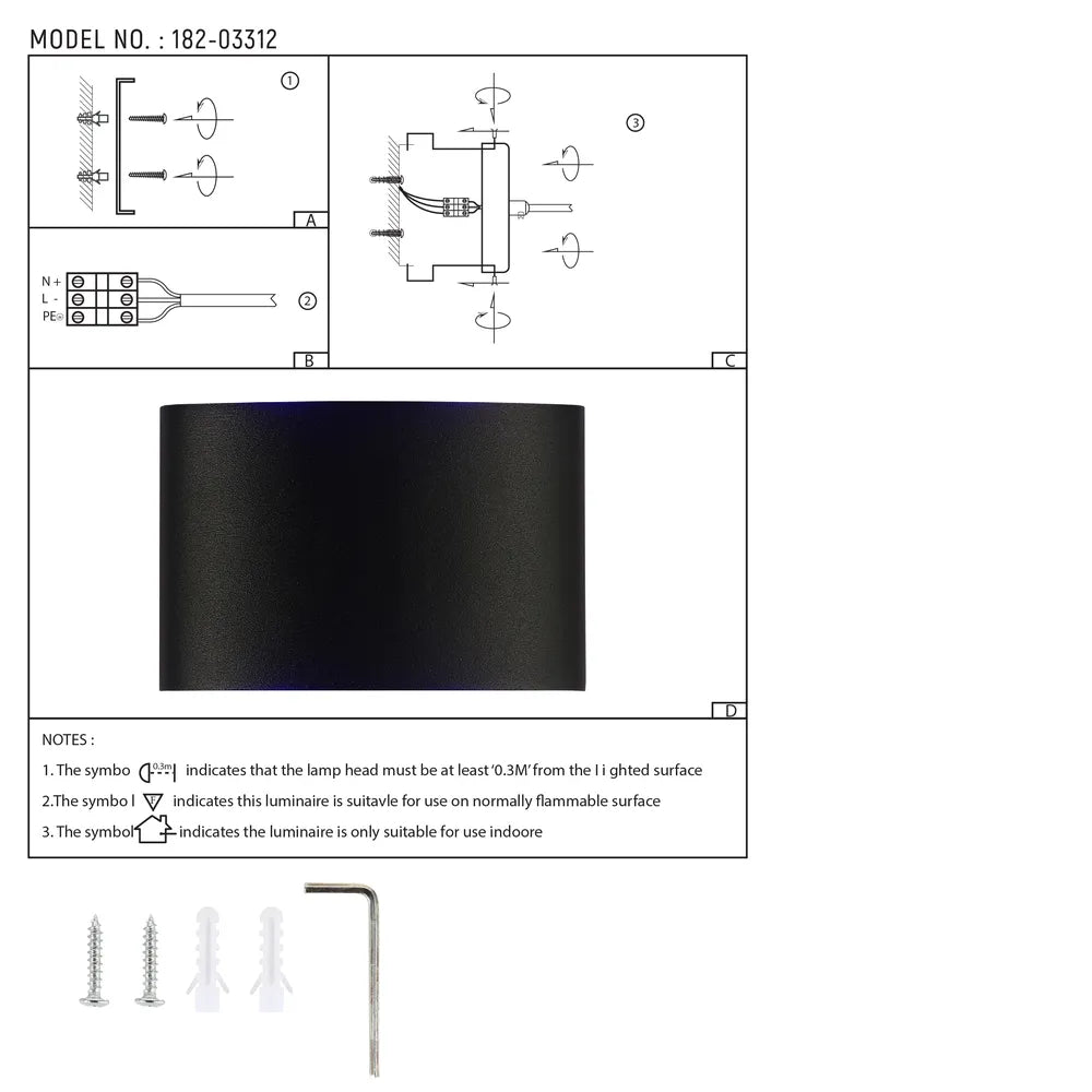 User manual for Svet-k B2326 4x3W BLACK RGB  IP54(TEKLED)-182-03312