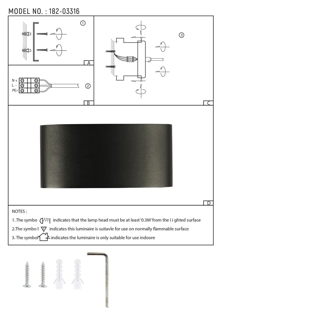 User manual for Svet-k B2327 6x3W BLACK RGB  IP54(TEKLED)-182-03316