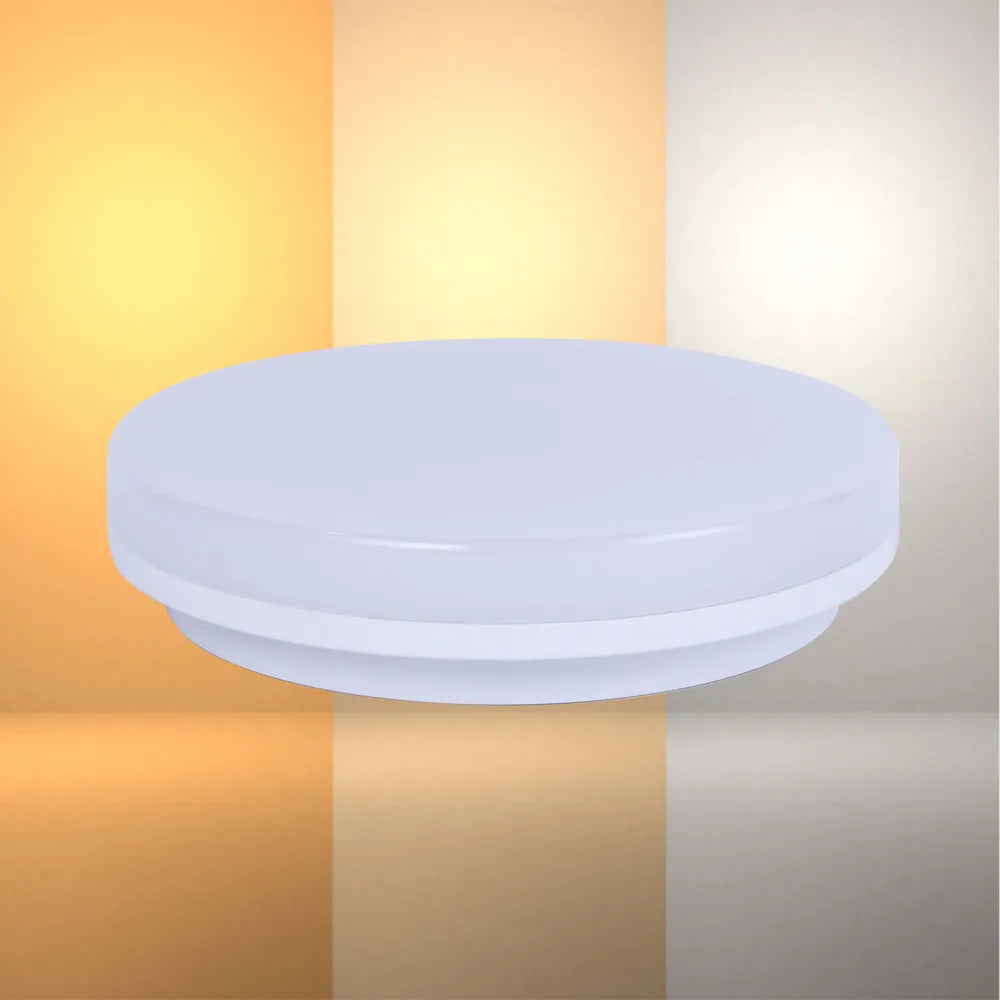 LED Flush Ceiling Light TEKLED Svet-k LED NIKA ROUND 15W 3CCT IP44 (TEKLED)--118-033851