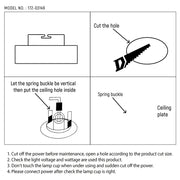 User manual for Vortex Retractable Recessed Swivel Spotlight-172-03149
